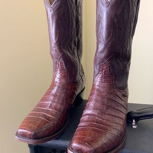 Genuine Handmade Kaman alligator boots